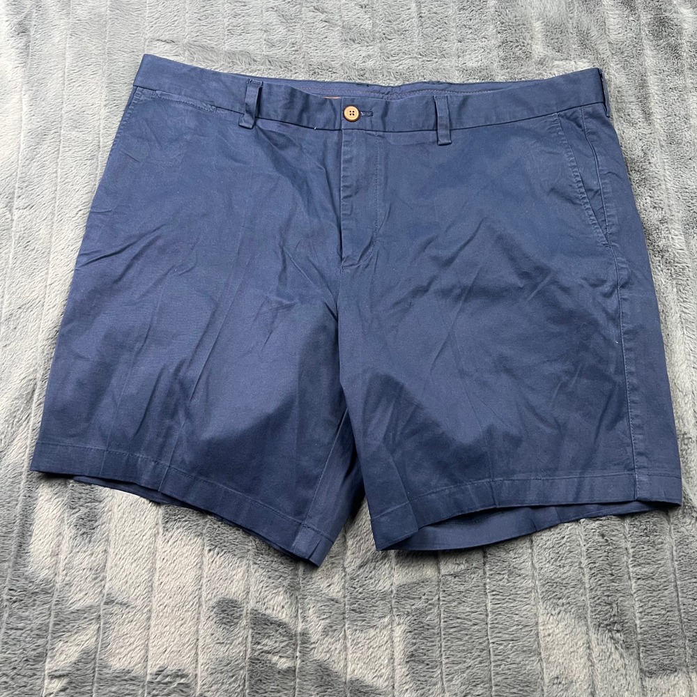 Tommy Bahama Boracay Chino Shorts Mens 42 Navy Blue Cotton Modal Stretch 13076